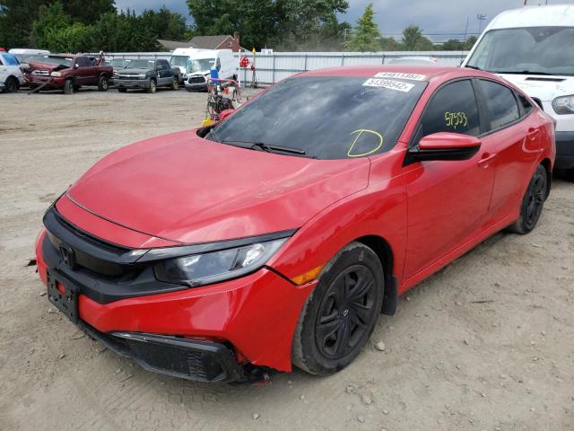 Photo 2 from auction – 2019 HONDA CIVIC LX with VIN 2HGFC2F69KH530380