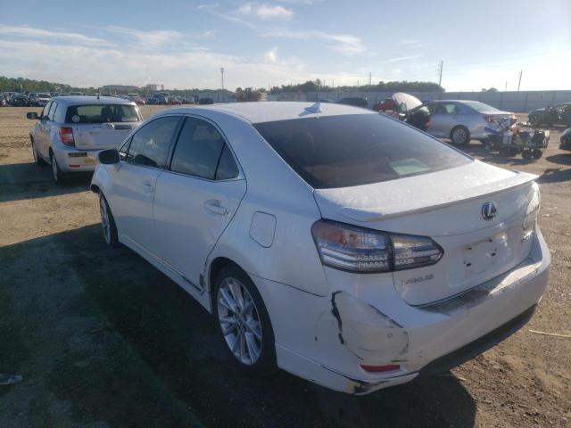 Photo 3 from auction – 2010 LEXUS HS 250H with VIN JTHBB1BA5A2003494