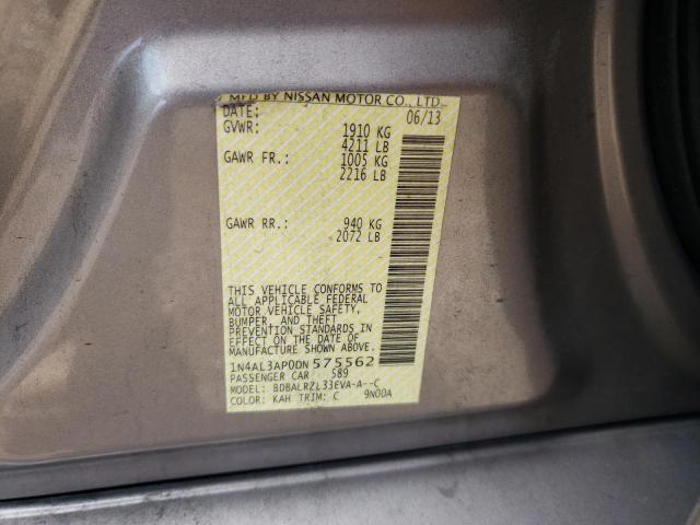 Photo 10 from auction – 2013 NISSAN ALTIMA 2.5 with VIN 1N4AL3AP0DN575562