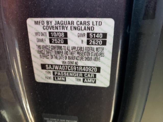 Photo 10 from auction – 2009 JAGUAR XF SUPERCH with VIN SAJWA07C691R40920