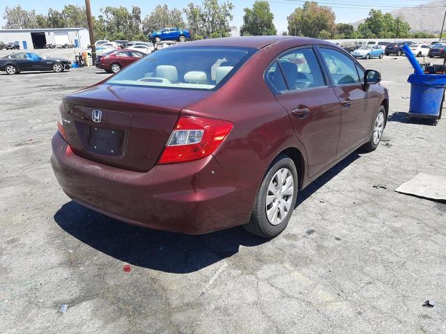 Photo 4 from auction – 2012 HONDA CIVIC LX with VIN 19XFB2F53CE363763