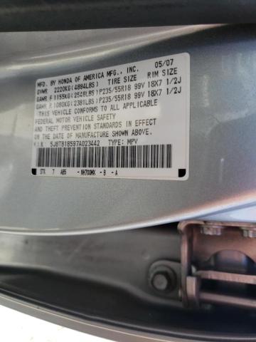 Photo 10 from auction – 2007 ACURA RDX TECHNO with VIN 5J8TB18597A023442