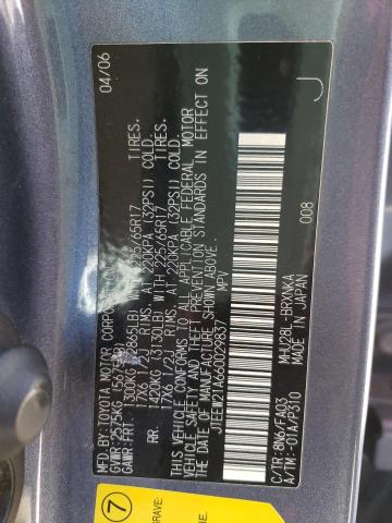 Photo 10 from auction – 2006 TOYOTA HIGHLANDER with VIN JTEEW21A660029837