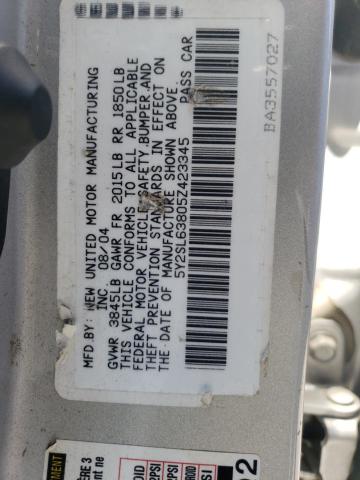 Photo 10 from auction – 2005 PONTIAC VIBE with VIN 5Y2SL63805Z423345