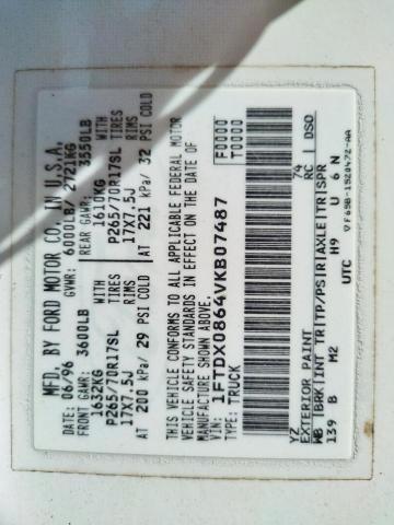 Photo 10 from auction – 1997 FORD F150 with VIN 1FTDX0864VKB07487