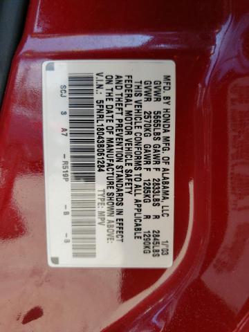 Photo 10 from auction – 2003 HONDA ODYSSEY EX with VIN 5FNRL18043B061284