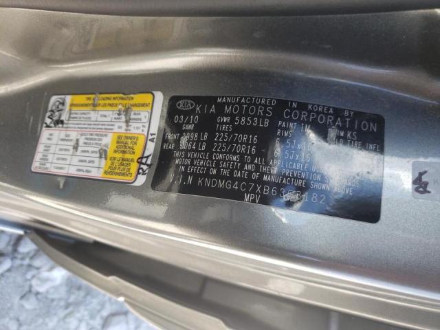 Photo 10 from auction – 2011 KIA SEDONA LX with VIN KNDMG4C7XB6368182