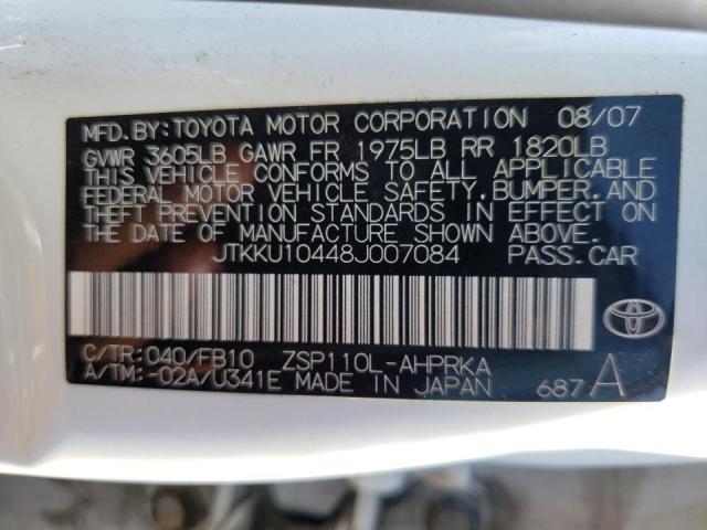 Photo 10 from auction – 2008 SCION XD with VIN JTKKU10448J007084