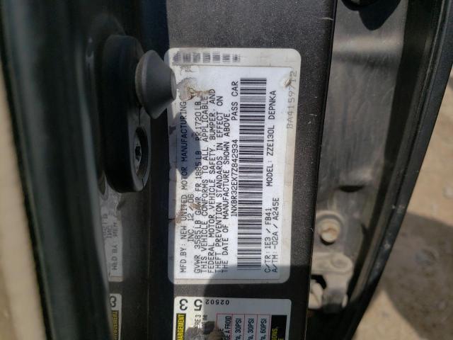 Photo 10 from auction – 2007 TOYOTA COROLLA with VIN 1NXBR32EX7Z842934