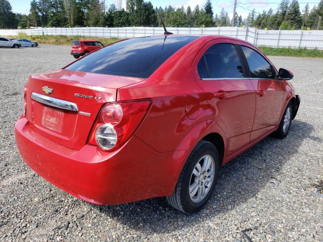 Photo 4 from auction – 2013 CHEVROLET SONIC LT with VIN 1G1JC5SB3D4211255
