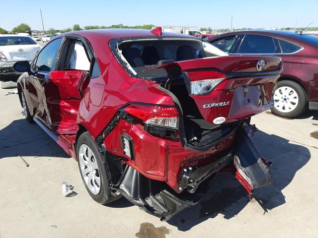 Photo 3 from auction – 2022 TOYOTA COROLLA LE with VIN 5YFEPMAE3NP324057