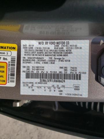 Photo 10 from auction – 2020 LINCOLN MKZ RESERV with VIN 3LN6L5E91LR606624