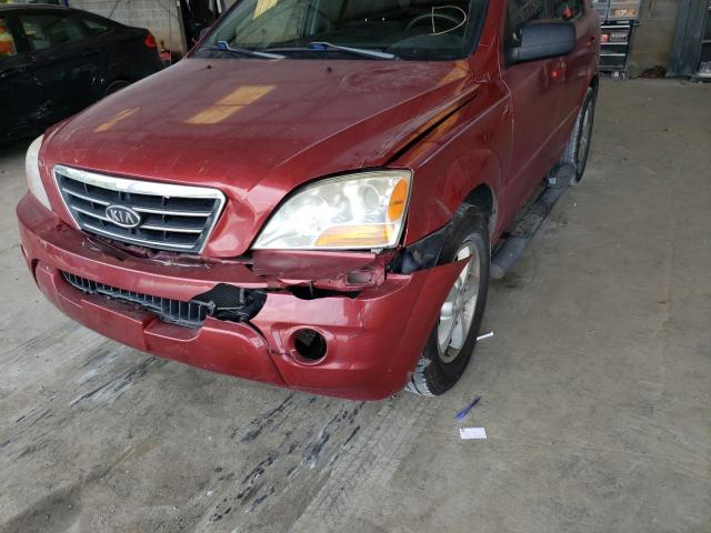 Photo 9 from auction – 2008 KIA SORENTO EX with VIN KNDJD735485838961