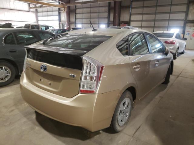 Photo 4 from auction – 2010 TOYOTA PRIUS with VIN JTDKN3DU6A0043025