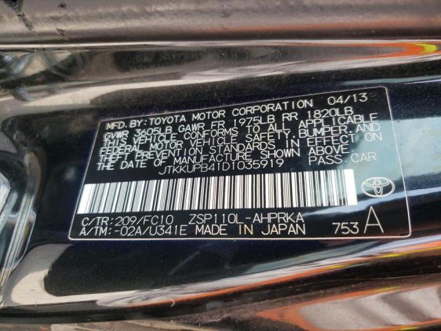 Photo 10 from auction – 2013 TOYOTA SCION XD with VIN JTKKUPB41D1035919