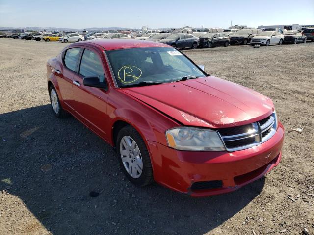 DODGE AVENGER 2012 with VIN 1C3CDZAB6CN193546 - Photo from auction