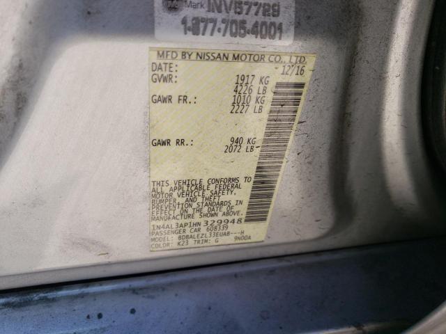 Photo 10 from auction – 2017 NISSAN ALTIMA 2.5 with VIN 1N4AL3AP1HN329948