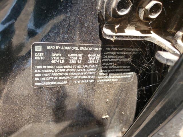 Photo 10 from auction – 2011 BUICK REGAL CXL with VIN W04GP5EC8B1002256