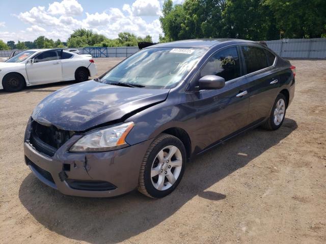 Photo 2 from auction – 2015 NISSAN SENTRA S with VIN 3N1AB7AP2FL689007
