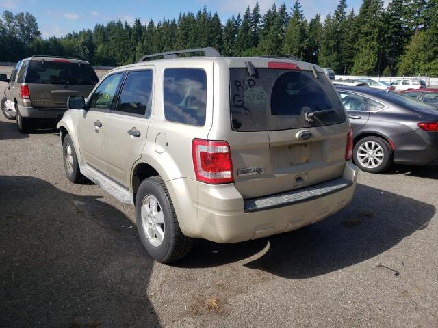 Photo 3 from auction – 2010 FORD ESCAPE XLT with VIN 1FMCU0D77AKA55071