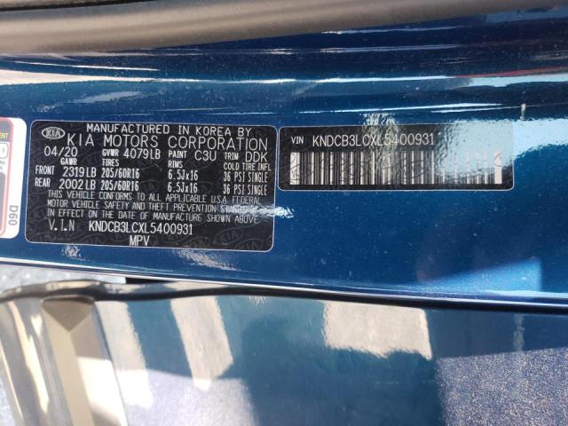 Photo 10 from auction – 2020 KIA NIRO LX with VIN KNDCB3LCXL5400931