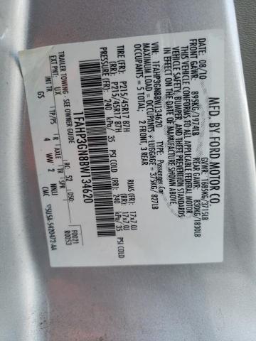 Photo 10 from auction – 2011 FORD FOCUS SES with VIN 1FAHP3GN8BW134620