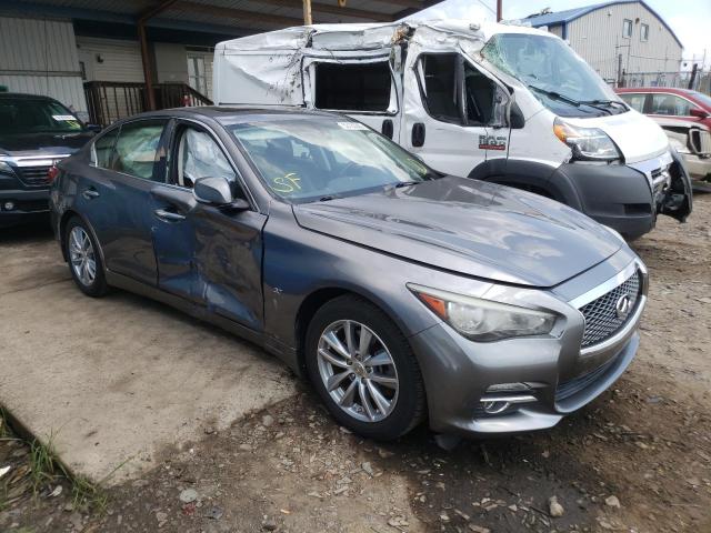 INFINITI Q50 BASE 2014 with VIN JN1BV7AR2EM683788 - Photo from auction