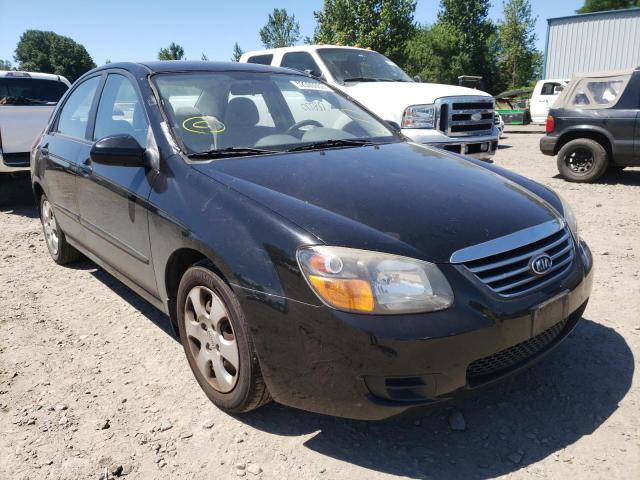 KIA SPECTRA EX 2009 with VIN KNAFE221X95631736 - Photo from auction