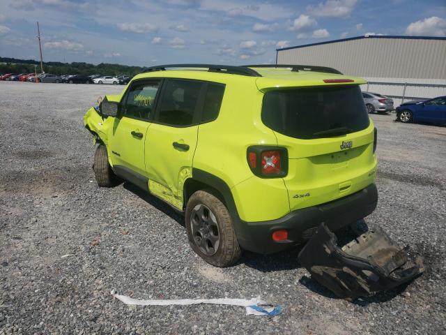 Photo 3 from auction – 2018 JEEP RENEGADE S with VIN ZACCJBAB4JPH11590