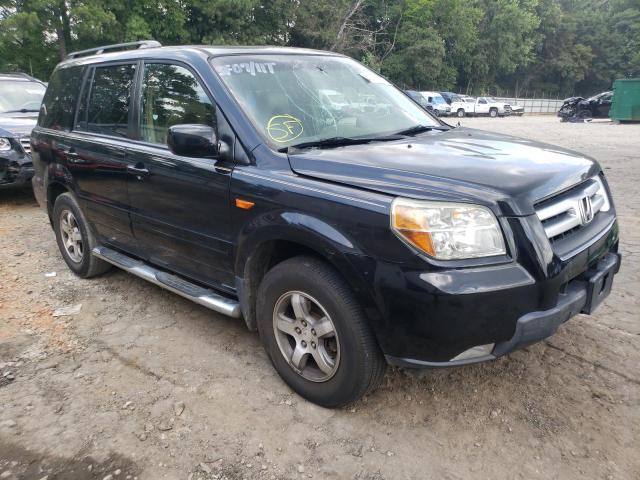 HONDA PILOT EXL 2007 with VIN 5FNYF28517B002624 - Photo from auction