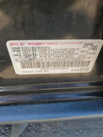 Photo 10 from auction – 2008 MITSUBISHI OUTLANDER with VIN JA4MT41X68Z002445