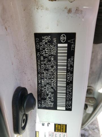 Photo 10 from auction – 2010 TOYOTA PRIUS with VIN JTDKN3DU6A0138121