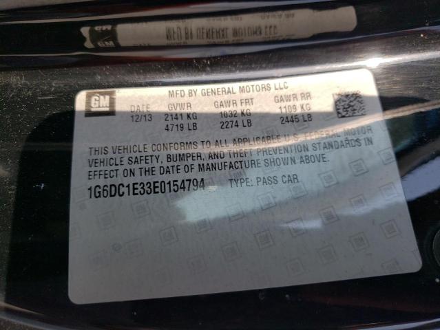 Photo 10 from auction – 2014 CADILLAC CTS PERFOR with VIN 1G6DC1E33E0154794
