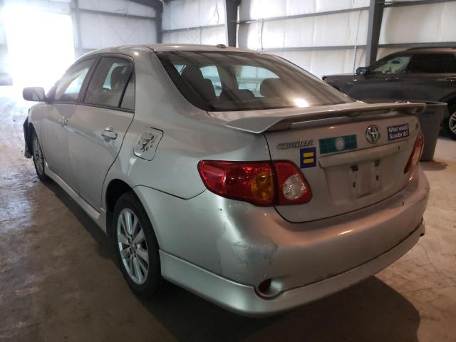 Photo 3 from auction – 2009 TOYOTA COROLLA BA with VIN 1NXBU40E39Z061487