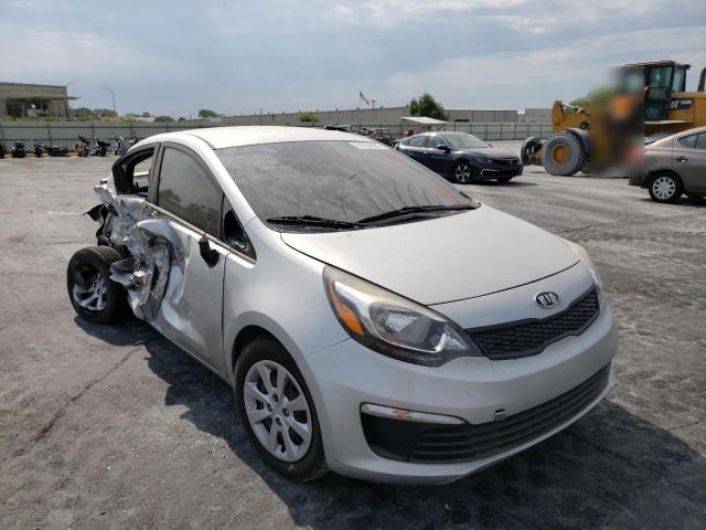 KIA RIO LX 2016 with VIN KNADM4A39G6686615 - Photo from auction