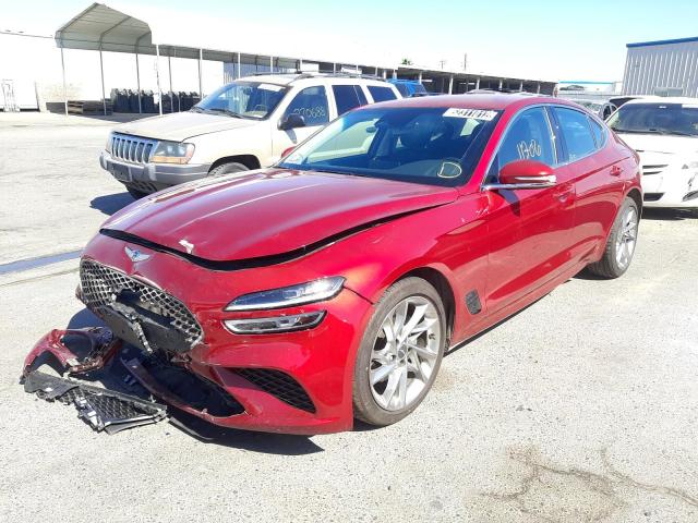 Photo 2 from auction – 2022 GENESIS G70 BASE with VIN KMTG34TA6NU095599