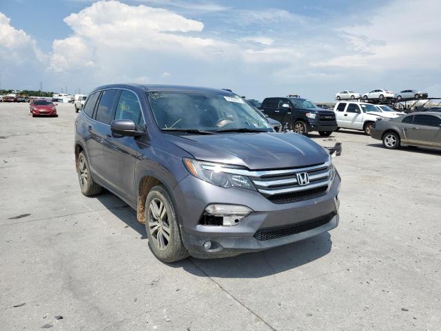 HONDA PILOT EX 2017 with VIN 5FNYF5H39HB028597 - Photo from auction