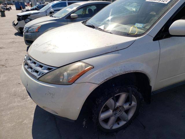 Photo 9 from auction – 2004 NISSAN MURANO SL with VIN JN8AZ08T94W223010