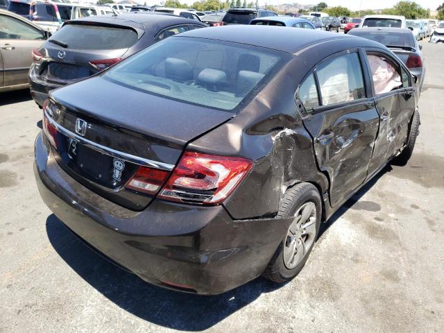 Photo 4 from auction – 2014 HONDA CIVIC LX with VIN 2HGFB2F53EH537176