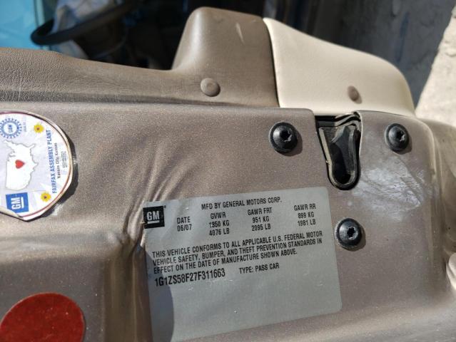 Photo 10 from auction – 2007 CHEVROLET MALIBU LS with VIN 1G1ZS58F27F311663