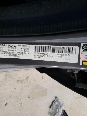 Photo 10 from auction – 2012 CHRYSLER 200 LX with VIN 1C3CCBAB5CN223923