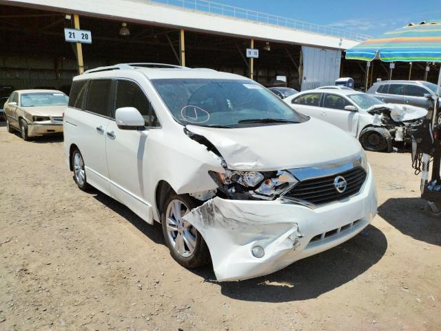 NISSAN QUEST S 2013 with VIN JN8AE2KP4D9062972 - Photo from auction