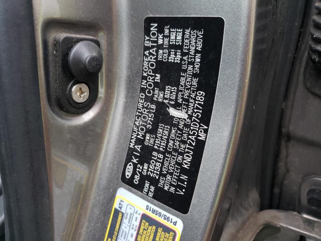 Photo 10 from auction – 2013 KIA SOUL with VIN KNDJT2A51D7517189