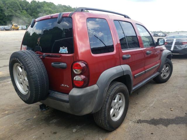 Photo 4 from auction – 2007 JEEP LIBERTY SP with VIN 1J4GL48K37W539183