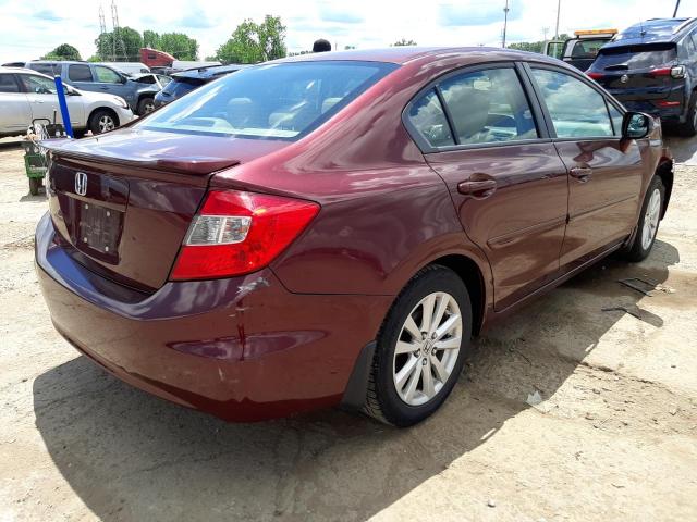 Photo 4 from auction – 2012 HONDA CIVIC EXL with VIN 2HGFB2F91CH506301