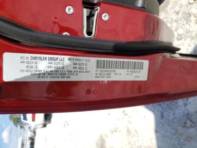 Photo 10 from auction – 2014 CHRYSLER 300 with VIN 2C3CCAAG7EH327394