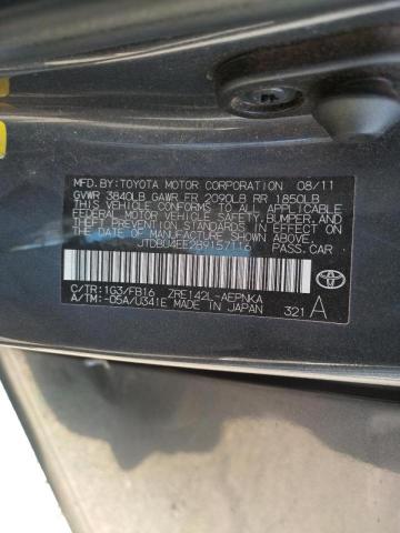 Photo 10 from auction – 2011 TOYOTA COROLLA BA with VIN JTDBU4EE2B9157116