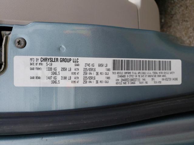 Photo 10 from auction – 2010 CHRYSLER TOWN & COU with VIN 2A4RR5D18AR337191