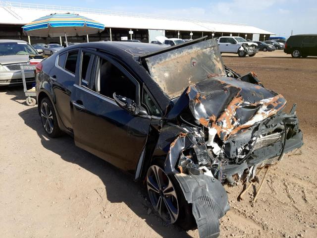 KIA FORTE EX 2014 with VIN KNAFZ4A85E5111551 - Photo from auction