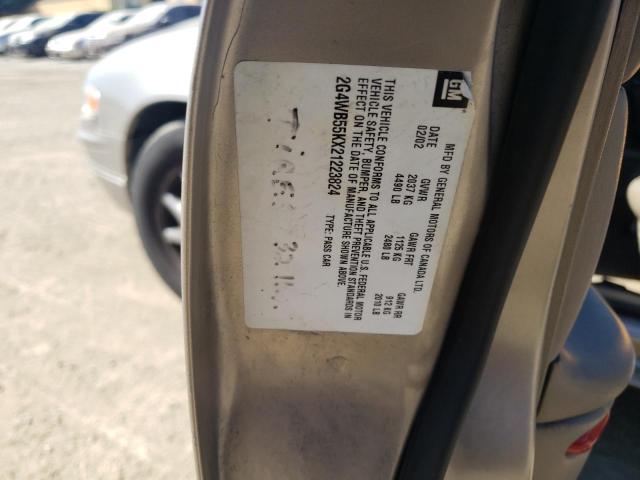 Photo 10 from auction – 2002 BUICK REGAL with VIN 2G4WB55KX21223824